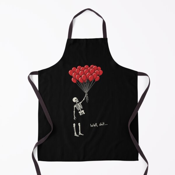 Item preview, Well Shit Skeleton Balloon Humor designed and sold by phoebelevine.