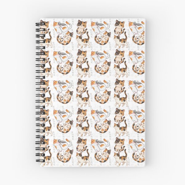 Item preview, Cute Calico Cat Seamless Pattern Kawaii Kitten Meow Art designed and sold by Artemis & Woven Collective.