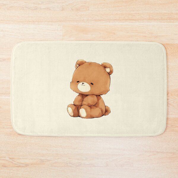 Item preview, Cute Shy Teddy Bear Kawaii Art designed and sold by jianina-alondra.