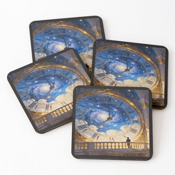 Item preview, Cosmic Clock Watching Over The Universe Artwork  designed and sold by NivyasArtistry.