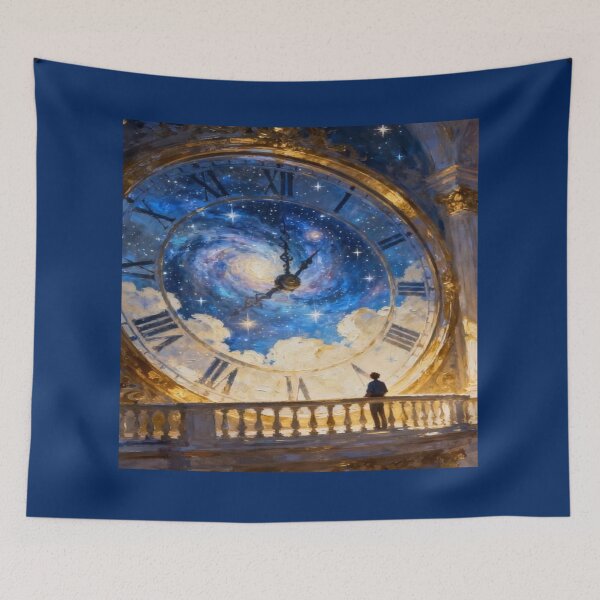 Item preview, Cosmic Clock Watching Over The Universe Artwork  designed and sold by NivyasArtistry.