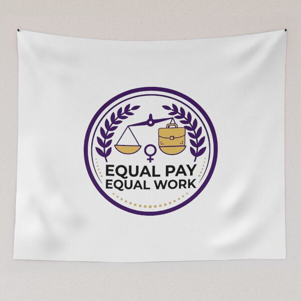 Item preview, Equal Pay Equal Work Professional Women Empowerment Badge designed and sold by Clear Vibe.