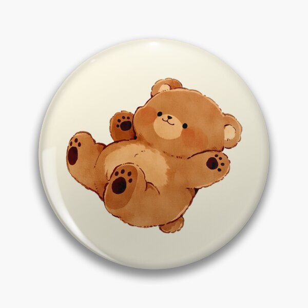 Item preview, Playful Cute Teddy Bear Kawaii Art designed and sold by jianina-alondra.