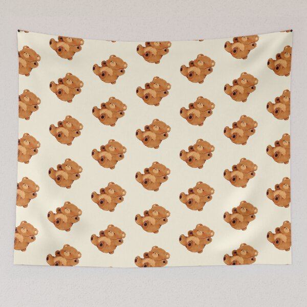 Item preview, Playful Cute Teddy Bear Kawaii Art designed and sold by jianina-alondra.