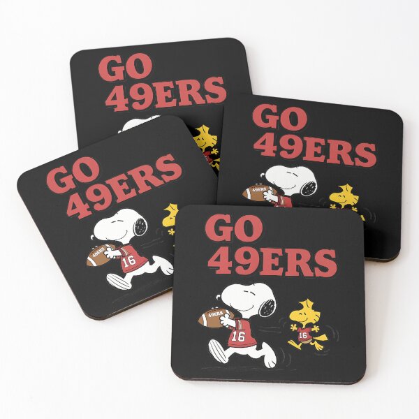 Item preview, Go 49Ers Snoopy And Woodstock Football designed and sold by Kwaiianabshopp.