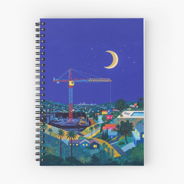 Item preview, Construction Crane A Crescent Moon Pop Art designed and sold by Home Decor Art.