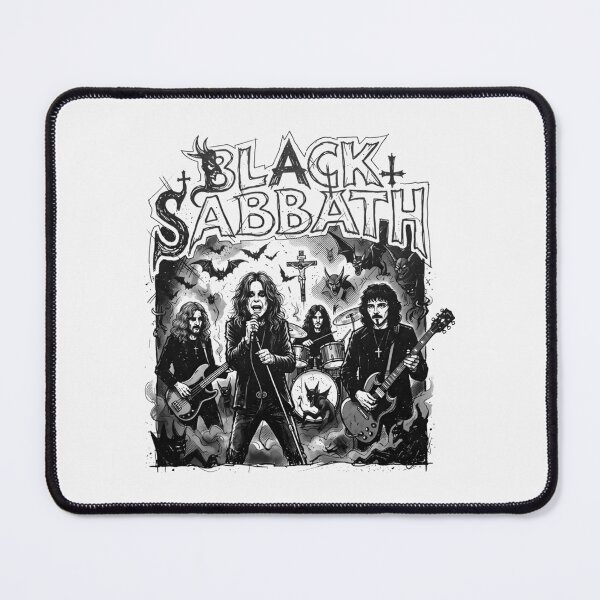 Item preview, Black Sabbath Dark Vintage Heavy Metal Band Design designed and sold by WukisWiOaima.