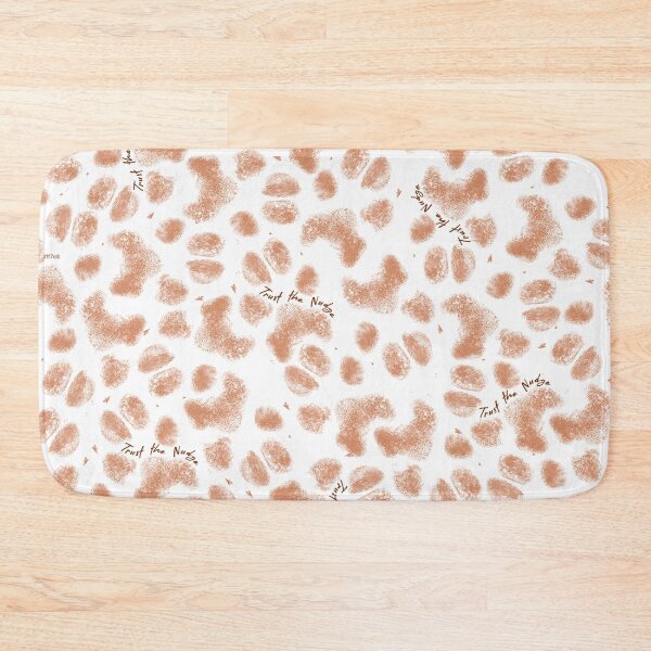 Item preview, bea's repeated paw print - orange designed and sold by Lanie B Meyer.