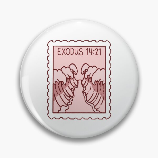 Item preview, Parting the Red Sea Stamp designed and sold by Lauren Cuppy.