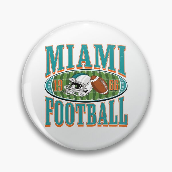 Item preview, Miami Football Vintage Helmet Field Design designed and sold by Christoph87495.