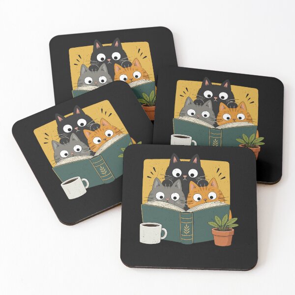 Item preview, Curious Cats Reading Adventure designed and sold by phoebelevine.