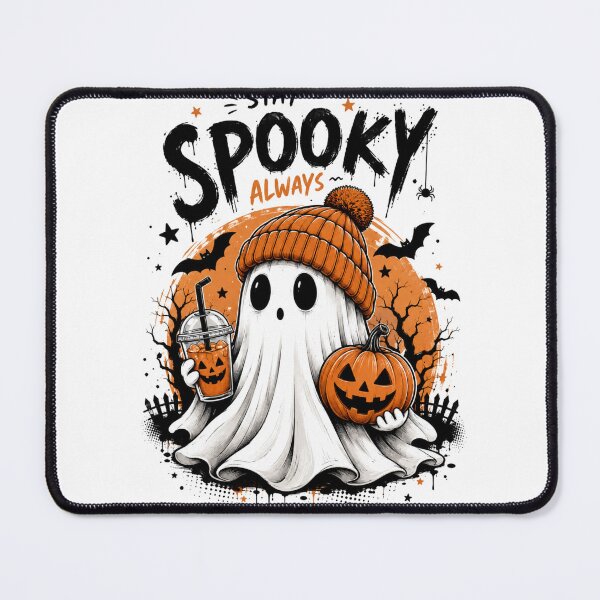 Item preview, Stay Spooky Always Cute Ghost Pumpkin Halloween Design designed and sold by ucpstudio.