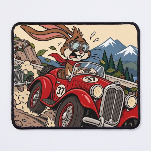 Item preview, Nervous Rabbit Downhill Mayhem designed and sold by MischiefFoundry.