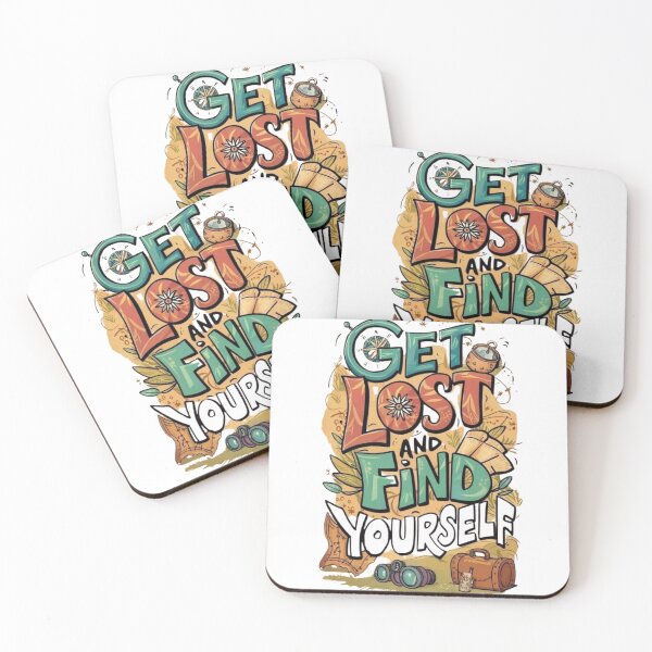 Item preview, Get Lost and Find Yourself Retro Adventure Design designed and sold by wecrea.