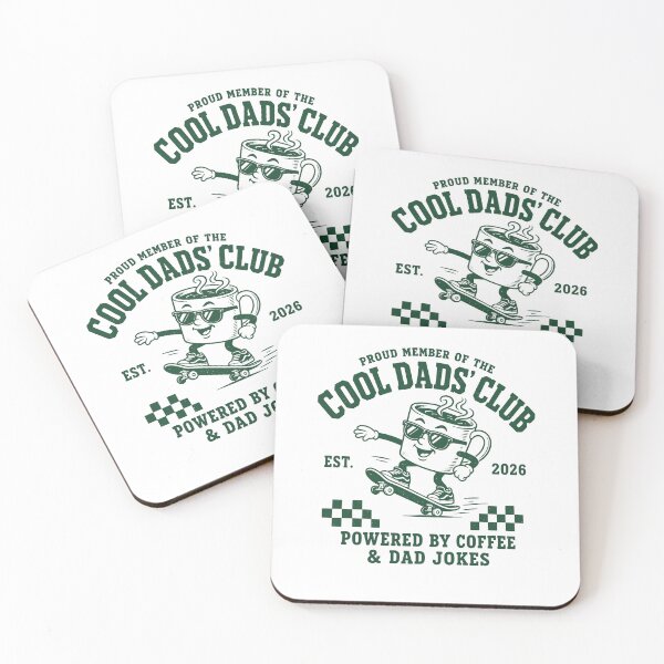 Item preview, Cool Dads' Club Coffee Skateboard designed and sold by phoebelevine.