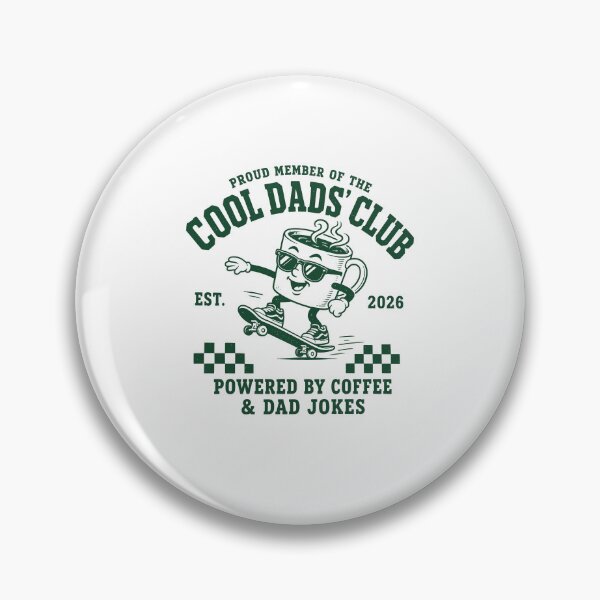 Item preview, Cool Dads' Club Coffee Skateboard designed and sold by phoebelevine.