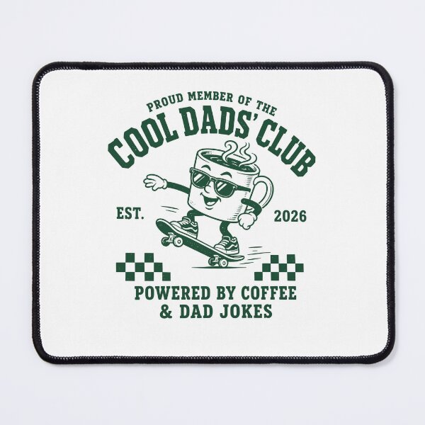 Item preview, Cool Dads' Club Coffee Skateboard designed and sold by phoebelevine.