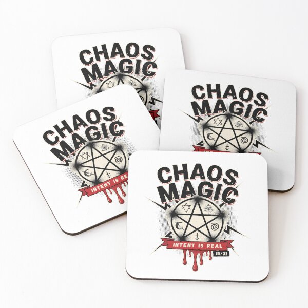 Item preview, Chaos Magic T-Shirt | Intent Is Real Occult Symbol Halloween Graphic Tee v1 designed and sold by DarylWelsh2024.