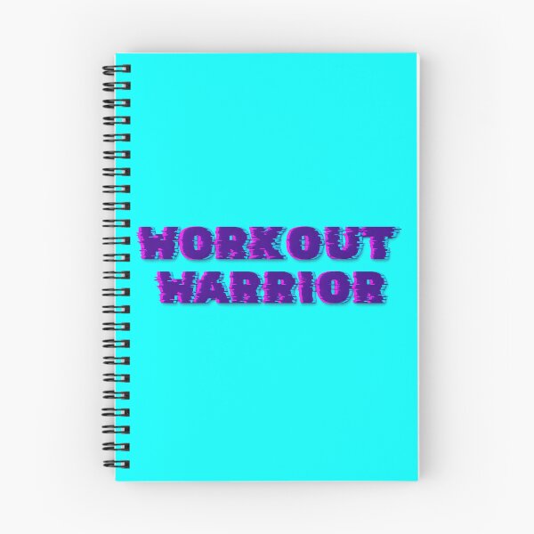 Item preview, Workout Warrior Glitch - Cyberpunk Gym Motivation Typography designed and sold by StrongEveryDayStore.