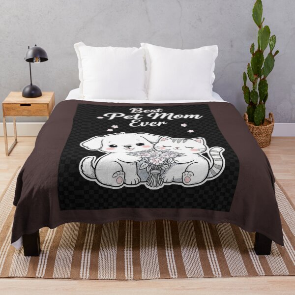 Item preview, Best Pet Mom Ever | Cute Dog Cat Mother's Day T-Shirt` designed and sold by Aliplus+.