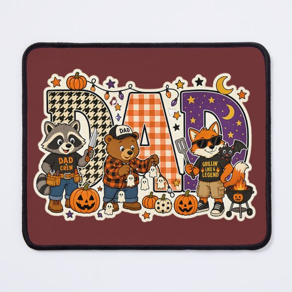 Item preview, Spooky Dad Letter Block Shirt | Halloween Porch Decorating Design designed and sold by MOCH- ART.