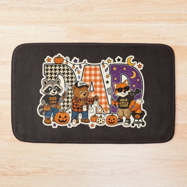 Item preview, Spooky Dad Letter Block Shirt | Halloween Porch Decorating Design designed and sold by MOCH- ART.