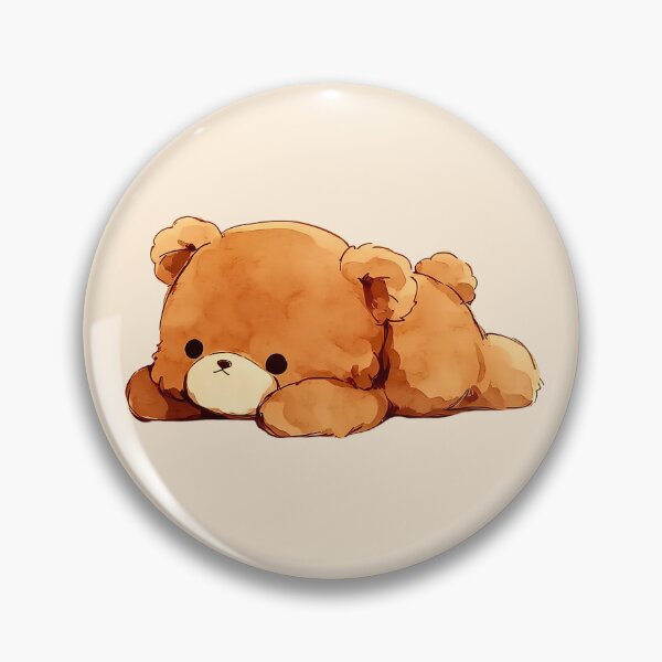 Item preview, Sleepy Teddy Bear Cute Kawaii Illustration designed and sold by jianina-alondra.