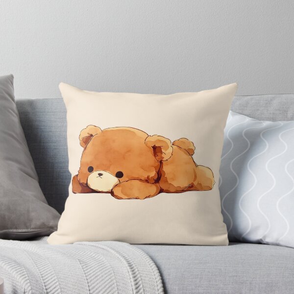 Item preview, Sleepy Teddy Bear Cute Kawaii Illustration designed and sold by jianina-alondra.