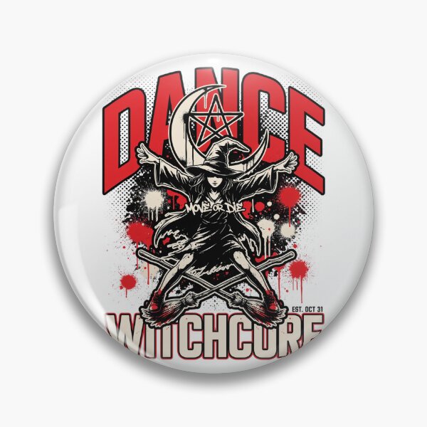 Aperçu de l'œuvre T-shirt Dance Witchcore | T-shirt graphique Halloween Move With The Moon v1 créée et vendue par DarylWelsh2024.