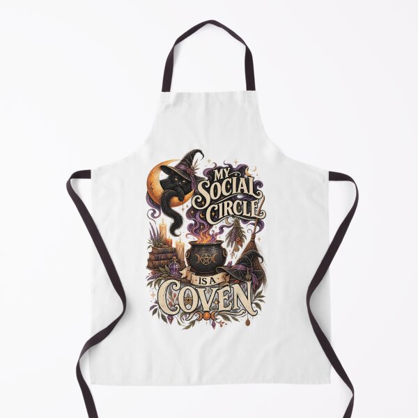 Item preview, My Social Circle Is A Coven, Funny Witch Coven Witchy Sisterhood Halloween Occult Lover Design designed and sold by Breisey.