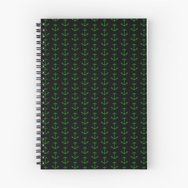 Item preview, Green Nautical Anchor Silhouette Design designed and sold by pattern-archive.
