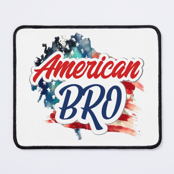 Item preview, American Bro - Patriotic Watercolor USA Flag designed and sold by EleFile.