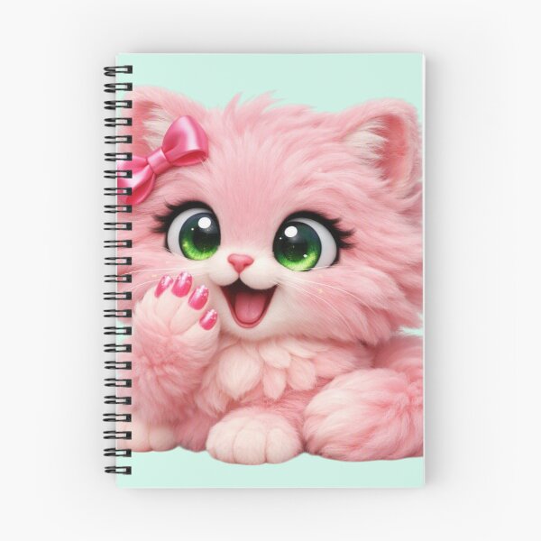 Item preview, Mimi Mew Cute Cat Manicure Kawaii Pink Kitty designed and sold by Lalala cute.