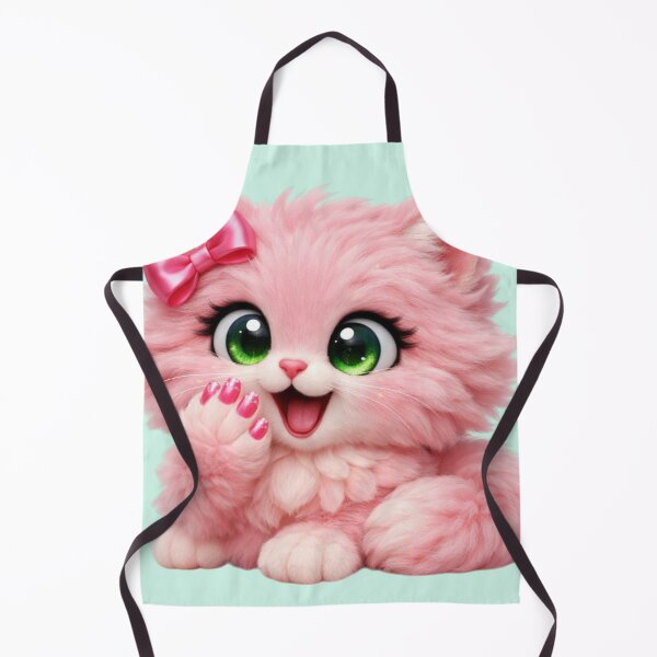 Item preview, Mimi Mew Cute Cat Manicure Kawaii Pink Kitty designed and sold by Lalala cute.