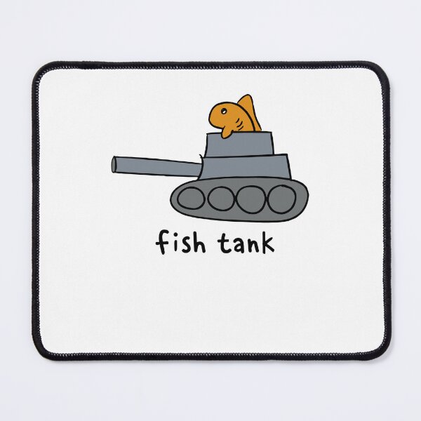 Item preview, Funny Fish Tank Pun Illustration designed and sold by DarylPope.