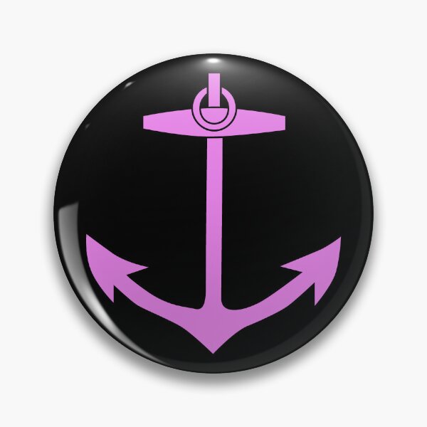 Item preview, Violet Nautical Anchor Silhouette Design designed and sold by pattern-archive.