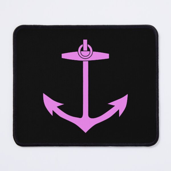 Item preview, Violet Nautical Anchor Silhouette Design designed and sold by pattern-archive.