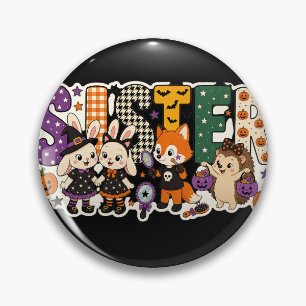 Item preview, Sister Squad Letter Block Shirt | Halloween Matching Costume Design designed and sold by MOCH- ART.