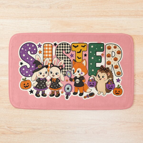 Item preview, Sister Squad Letter Block Shirt | Halloween Matching Costume Design designed and sold by MOCH- ART.