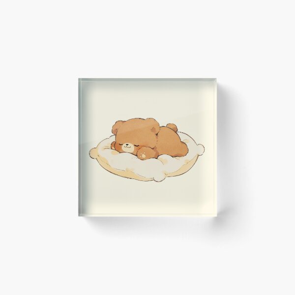 Item preview, Cute Sleeping Teddy Bear Cozy Kawaii designed and sold by jianina-alondra.