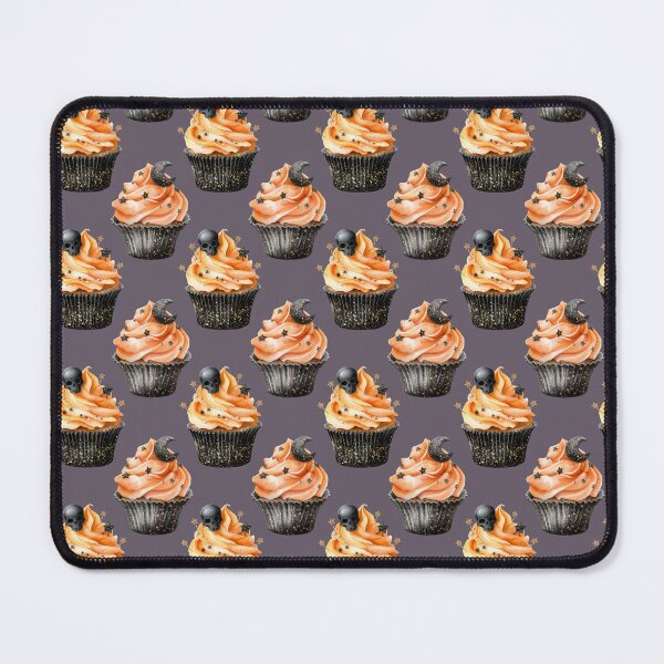Item preview, Spooky Skull Cupcake Halloween Seamless Pattern Dark Elegance Magic designed and sold by EL-Lebedenko.