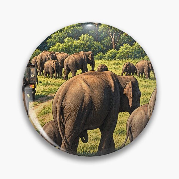 Item preview, Elephant Family on Safari designed and sold by Orb's .
