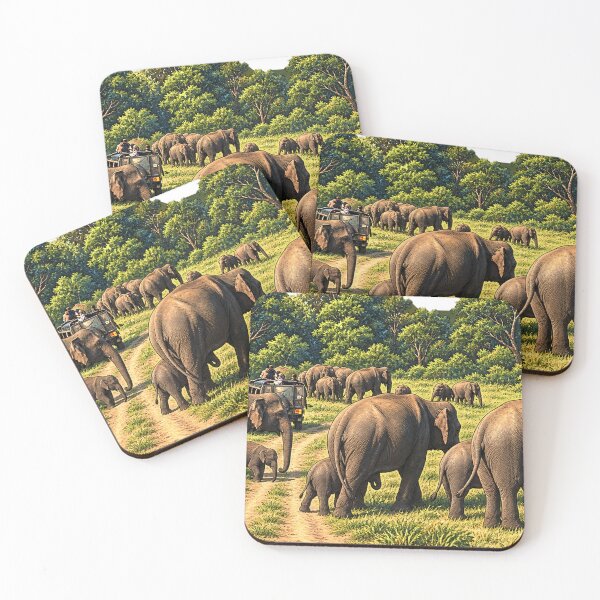 Item preview, Elephant Family on Safari designed and sold by Orb's .
