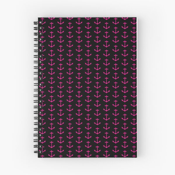 Item preview, Hot Pink Nautical Anchor Silhouette Design designed and sold by pattern-archive.