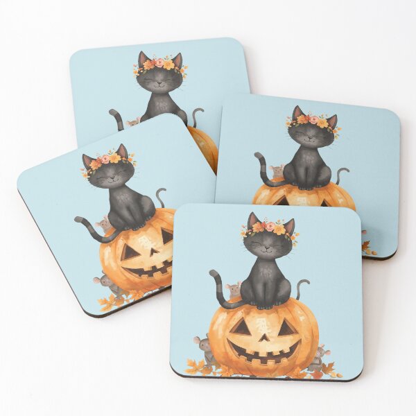 Item preview, Crowned Cat – Whimsical Halloween Cottagecore designed and sold by Deezyned.