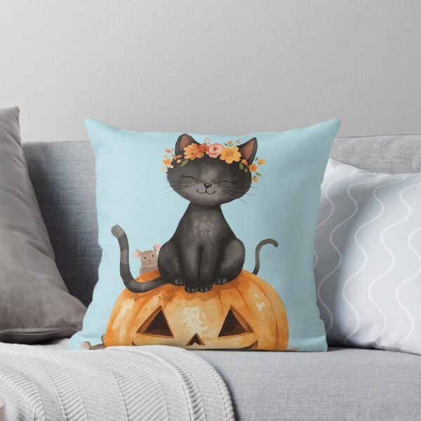Item preview, Crowned Cat – Whimsical Halloween Cottagecore designed and sold by Deezyned.