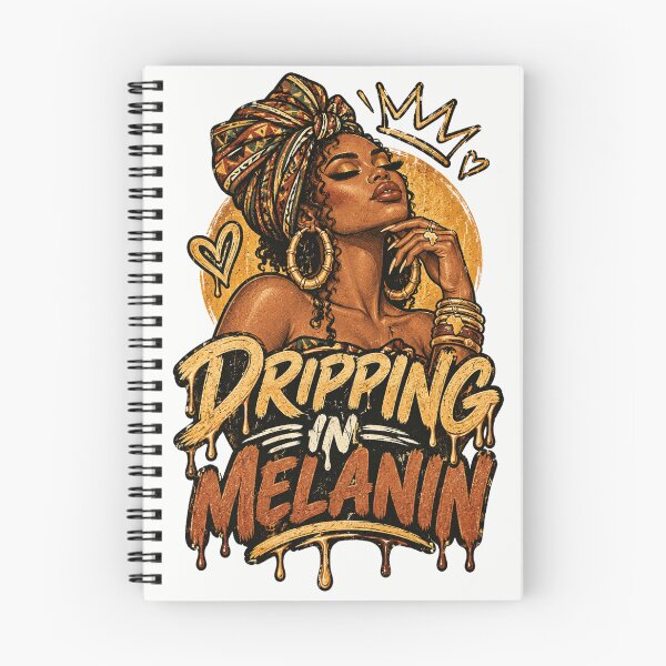 Item preview, Dripping In Melanin Black Woman Lips Illustration Melanin Pride designed and sold by ZIGLWORKS.