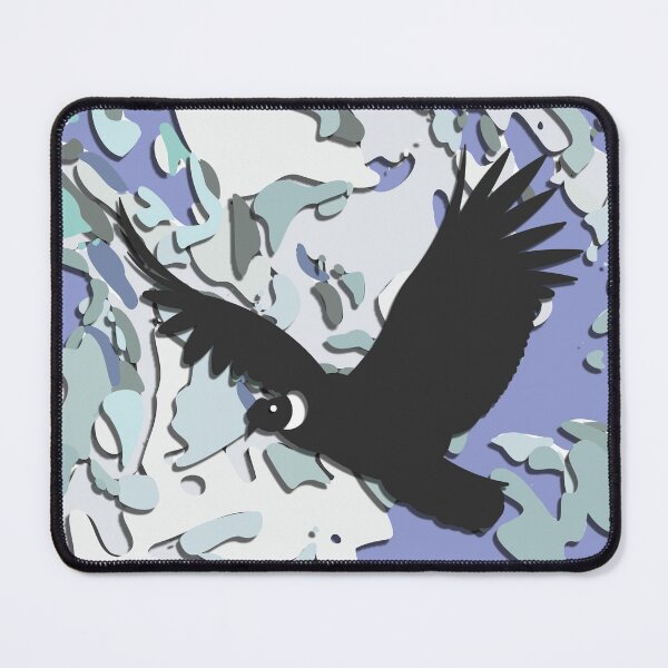 Item preview, Black Andean Condor Flying Over Broken Clouds designed and sold by Keltoi-art.