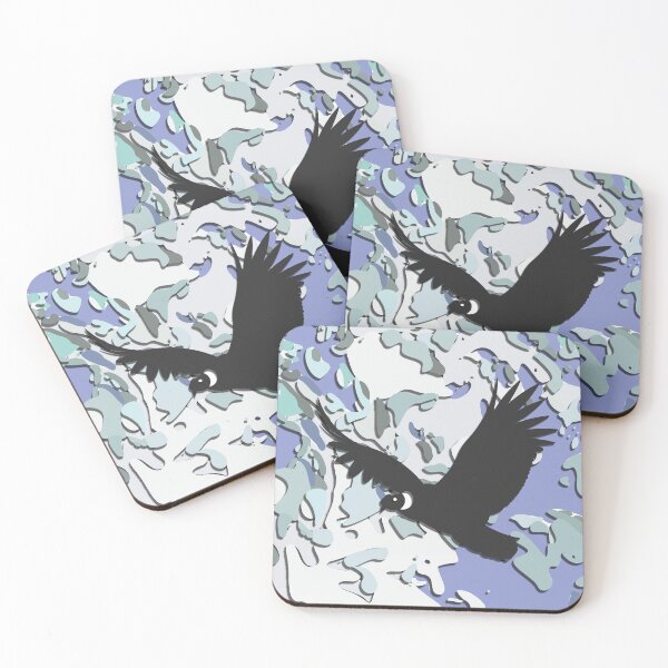 Item preview, Black Andean Condor Flying Over Broken Clouds designed and sold by Keltoi-art.