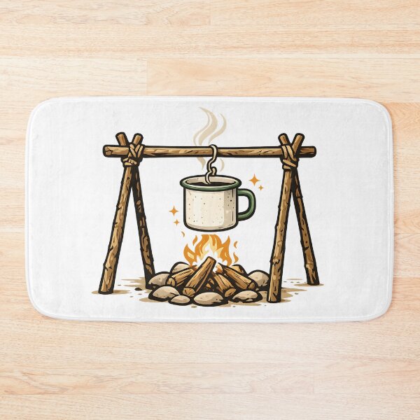Item preview, Campfire Coffee Outdoor Adventure designed and sold by CreativeMindsetLab.